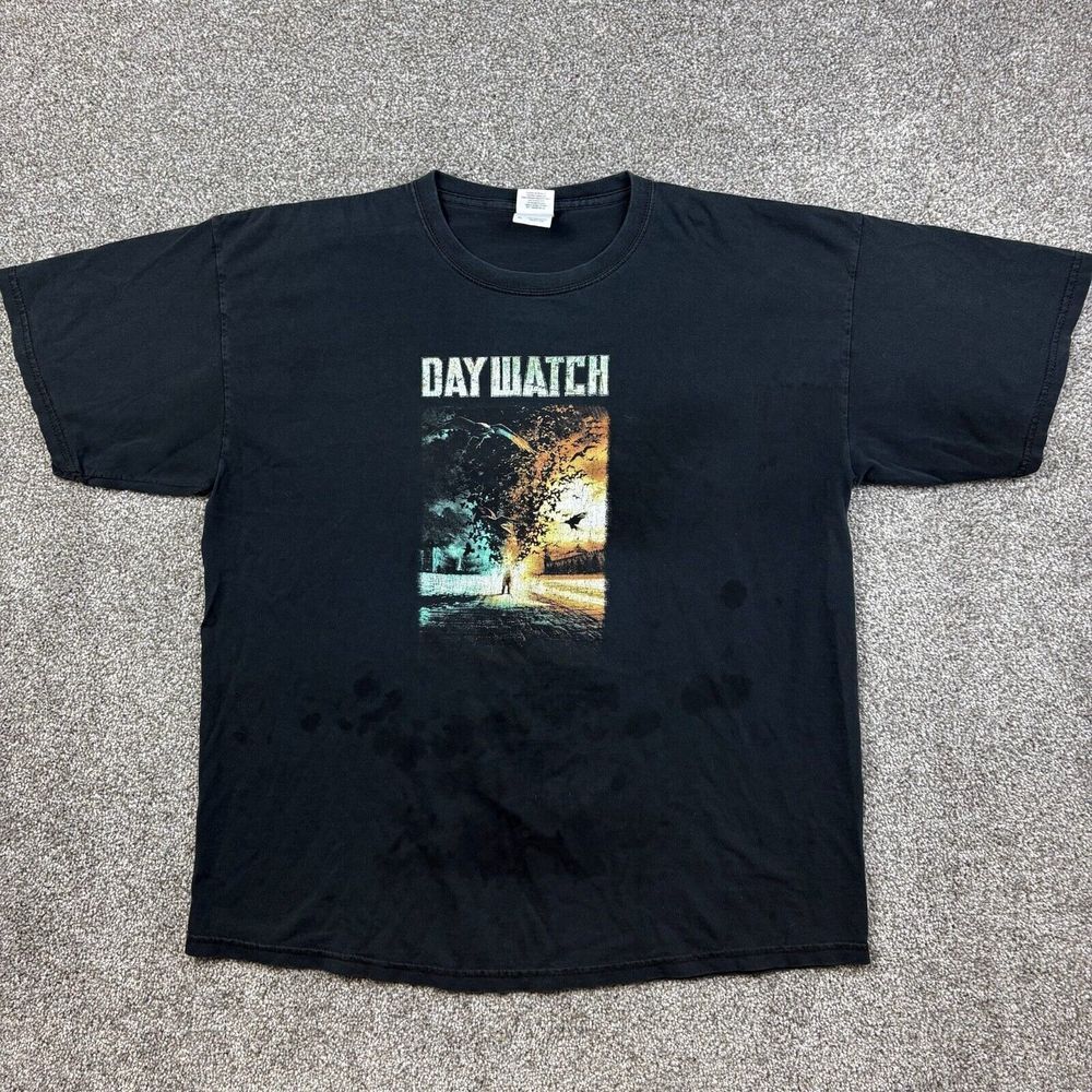 Vintage Day Watch Movie Promo Shirt Mens‎ XL Black Fantasy Horror Russian